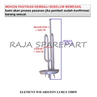 EWAL15 ELEMENT WATER HEATER ELEMENT/ ARISTON STRAIGHT 1500W WATER HEATER ELEMENT/