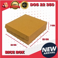 DOS 22 DPP RICE BOX/S PARTY BOX/S CATERING BOX/S RICE CARDBOARD/S FOOD WRAPPING/S RICE BOX/S /S