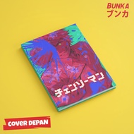 Notebook Anime Chainsaw Man Denji D Hardcover A5 Notebook Notes Agenda Planner Journal