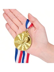 1枚馬拉松運動會金牌上市金屬紀念章冠軍獎章,遊戲紀念品