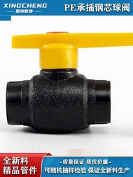 water 20 mm steel core ball valve, HDPE pipe fittings, PE valve switch