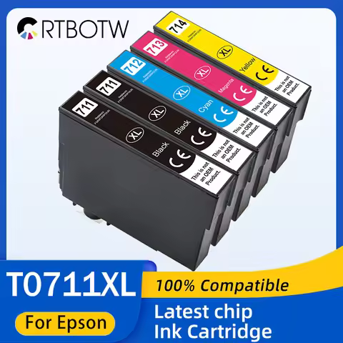T0711 T0714 XL Ink Cartridge Compatible For Epson Stylus SX110 SX215 SX218 SX400 SX405 SX410 SX415 S