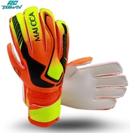 RCTOWN,2023!!1 Pair Soccer Goalkeeper Training Gloves Thickened Wear-resistant Non-slip Fitness Gloves With Protector
