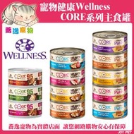 《台南蕎逸寵物》Wellness 寵物健康 CORE 厚切肉片/肉醬/95% 貓咪主食罐 85g/156g