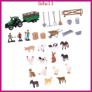 LID Animal Figures Toy Animal Figurines  Playset  Animal Cake Toppers