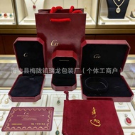 Kajia Gold Edition Packaging Box Ca Octagonal Cartier Jewelry Box Bracelet Necklace Ring Red Jewelry