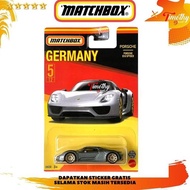 Matchbox Germany Porsche 918 Spyder Grey