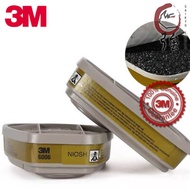 3M 6006 ตลับกรอง ป้องกันสารตัวทำละลาย กรดแก๊ส ไอระเหย ไอแอมโมเนีย ไอฟอร์มัลดีไฮด์ 1 คู่ (3MOV6006)