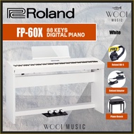 Roland FP-60X Digital Piano 88 Keys with Stand (White)