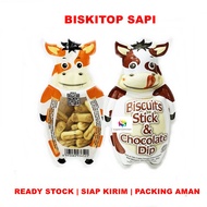 Biskitop Sapi Biskuit Stick & Chocolate / Cheese Dip 35 Gram