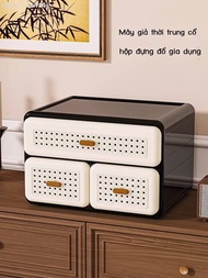 [READY-CHEAP] Vintage style desktop box, drawer, organizer, retro jewelry box, ch storage rack