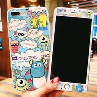 (一套價錢)手機殼 + 鋼化前膜 IPhone6/6s/7/8/plus : 怪獸大學藍光軟殼