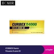 Curbex D4000 Strip 10 tablet Vitamin D3 4000 IU/