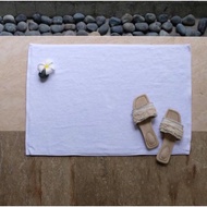 White hotel towel foot mat five stars five stars 50x75 cotton