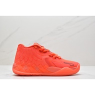 Lamelo Ball MB.01 Men's 3-ball Generation Combat Cushioned Wear Breathable Sports Basketball Shoes Orange Red