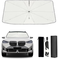 2025 Upgraded for BMW X3 Sunshade, Portable Foldable Sunshade Accessories, [Nano Ice Crystals Coatin