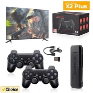 X2 Plus GD10 Pro 4K Game Stick 3D HD Retro Video Game Console Wireless Controller TV 50 Emulator for