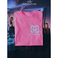 Pretty Savage- hearts2hearts logo t-shirt 100% cotton