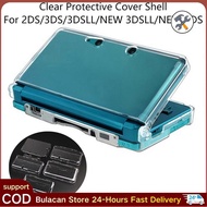 Clear Split Shell Case & Screen Protector for 2DS/3DS/3DSLL/NEW 3DSLL