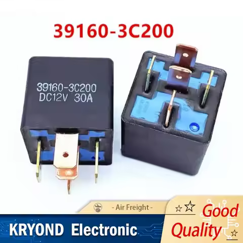 Car Relay 39160-3C200 12 V 30 A 5 Pin Air Conditioning Fan Headlight for Hyundai Kia