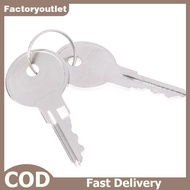 FCMY 2PCS Keychannel CH751 Copper Key Universal Keys For Elevator Lo Control Cabinet Room Car T-Hand