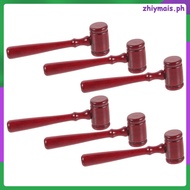 6 Pcs Judge Prop for Kid Mallet Halloween Gavel Costume Mini Kids  zhiymais
