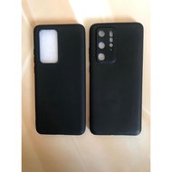 Huawei P40 Pro Softcase Macaron Black Silicone Soft Case Cover P40pro