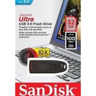 全新有包裝紙盒原裝行貨Sandisk  Cruzer USB 3.0 SDCZ48-032G Cruzer Ultra 32GB USB 3.0 100MB/s black 隨身碟
