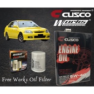 HONDA CIVIC EK 1996-2001 CUSCO JAPAN FULLY SYNTHETIC ENGINE OIL 5W40 SN/CF ACEA FREE WORKS ENGINEERI