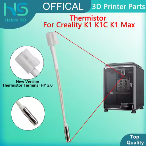 Hotend Thermistor For Creality K1 K1C Thermistor HY 2.0 Terminal Fit For New Version Board For K1 Ma