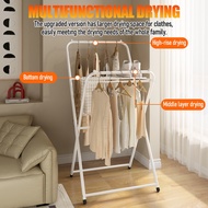 SG Stock Clothes Rack Balcony Drying Rack Bedroom Clothes Rack