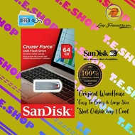 [RTS] Pendrive 64GB SANDISK Cruzer Force Metal C7Z1 USB 3.0 Document File/Music/Game [ready stock]