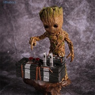 HUBERT Groote Doll Model Cute Guardian of The Galaxy Desk Decoration Action Figures Groot Figure