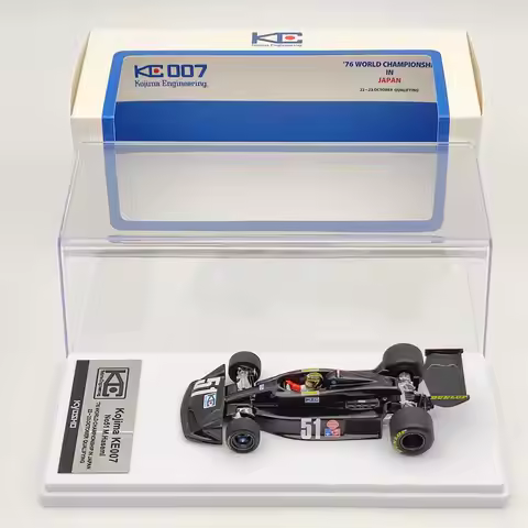 Kyosho 1:43 KOJIMA KE007 1976 WORLD CHAMPIONSHIP K7 F1 #51 JAPAN Racing KR431010 Resin Models Car Li