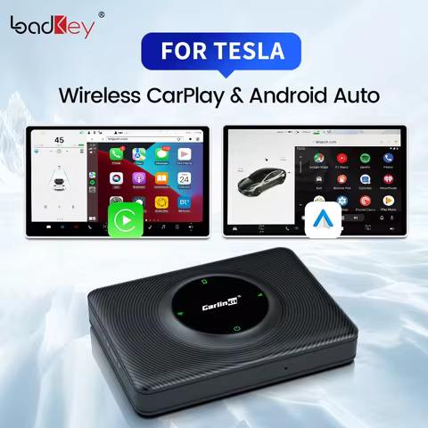 CarlinKit T2C Wireless CarPlay Android Auto On Tesla Model 3 Model X Y Model S Accessories Waze Siri