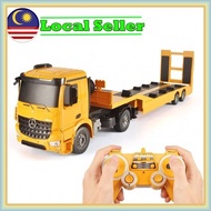 💥HOT SALE💥DOUBLE E RC TRUCK 1:20 SCALE 2.4G FLATBED SEMI-TRAILER ENGINEERING