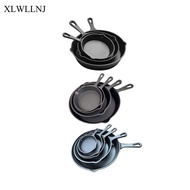 XLWLLNJ Frying Pans Even Heating Melting Cast Iron Skillet, Butter Warmer Pots Omelette Pans for Hot