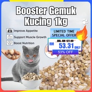 PETSEE Booster Gemuk Kucing 1kg Freeze Dried Chicken Cube 1kg Chicken Cube for Cat Booster Kucing Dr