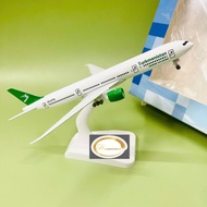 [Full box] Boeing B777-200ER aircraft model of national airline Turkmenistan Airlines new model 2023