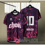 CHOII Retro Collar Baju Viral Thailand Jersey Original Choii Full Sublimation Microfiber Jersey