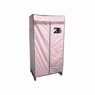 TKTT Local DIY 2B Plastic Wardrobe / Eco Wardrobe / Strong Iron Frame Wardbore / Portable Wardbore / Hostel Wardbore / Cup Board / Cabinet / Almari Baju Plastic / Plastic Cabinet / Almari Plastik Serbaguna (Random Colour)