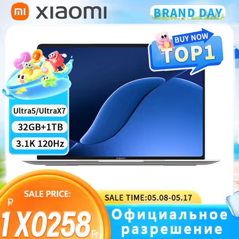 Xiaomi Book Pro 14 2026 Ultra5-338H/UltraX7-358H 32GB+1TB 14.6inch 3.1K 120Hz OLED Screen