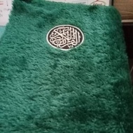 Cover Al Quran Baldu Hijau Saiz A4