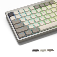 WOMIER 140 Keys Low Profile Shine Through Keycaps Double Shot RGB Key cap for 60% 61/87/104 Cherry G