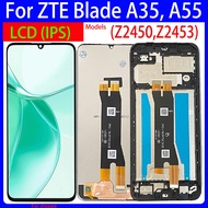 6.75" Original For ZTE Blade A35 Display Screen +Touch Panel Digitizer ZTE Blade A35 A55 LCD Replace