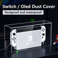 For Nintendo Switch Dust Cover Switch / OLED Game Console Logo Dust Cover Acrylic Transparent Cover