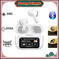 A9 PRO Earbud Earphones Wireless Bluetooth TWS 5.4 Headset ANC  ENC Noise Reduction Mic Call Earbuds