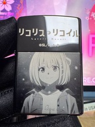 Zippo 2025年 日版 Lycoris Recoil 莉可麗絲 千束＆たきな 黑冰双面鐳射雕刻 收藏紀念版 打火機