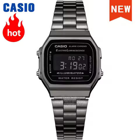 Casio Men's Watch Business Fashion Cool Design Analog Display Quartz Movement Water Resistant A168WG