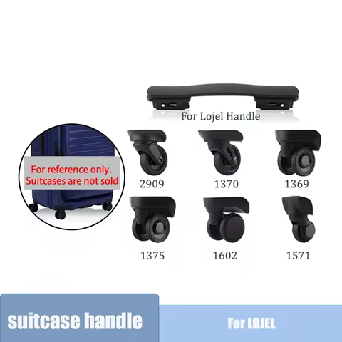 Universal Trolley Suitcase Replacement LOJEL Wheels Luggage Wheel Repair Parts with Silent Bearing W